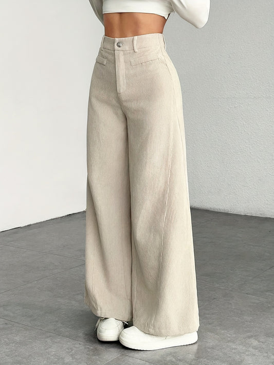 Alior – Hochbundhose in Cord-Optik