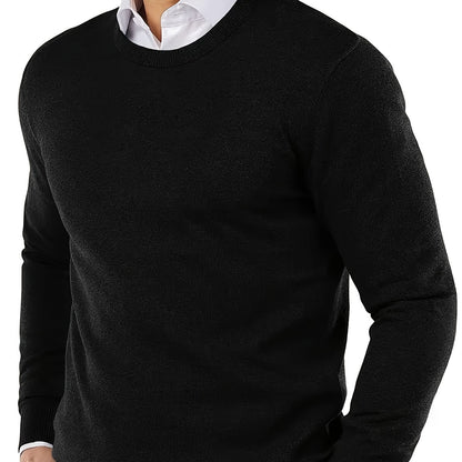 Luca – Strickpullover mit Rundhalsausschnitt