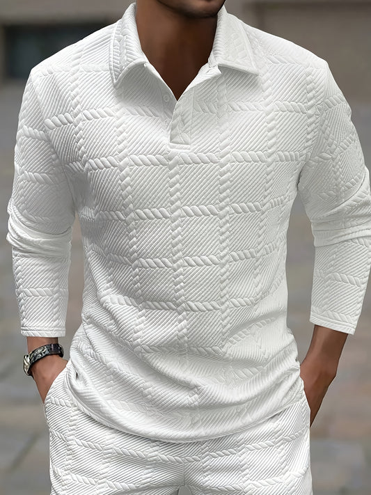 Aris – Jacquard Polohemd