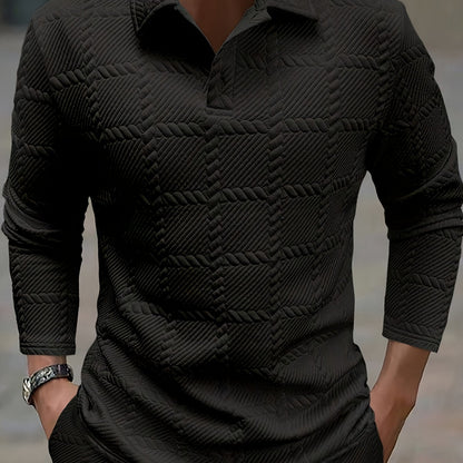 Aris – Jacquard Polohemd
