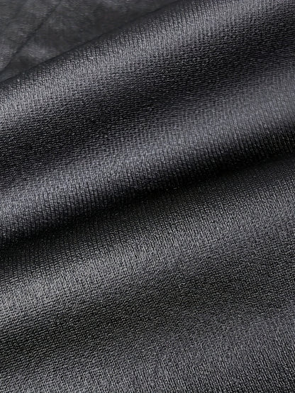 Aveline – Schwarze Hose mit hoher Taille & geradem Bein