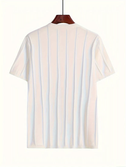 Nerio – Sommerpullover mit Rundhalsausschnitt in Olivgrün