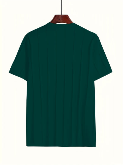 Nerio – Sommerpullover mit Rundhalsausschnitt in Olivgrün