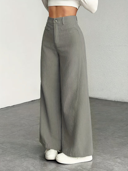 Alior – Hochbundhose in Cord-Optik