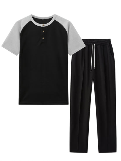 Noah – Casual Set mit Shirt &amp; Bundhose