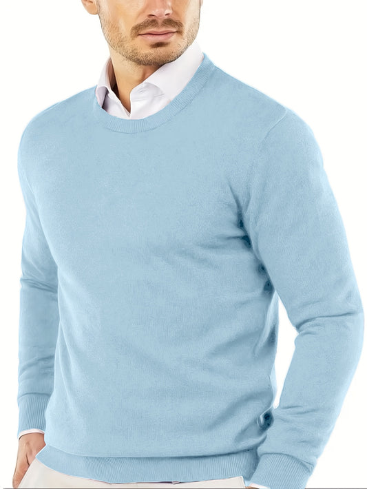 Luca – Strickpullover mit Rundhalsausschnitt