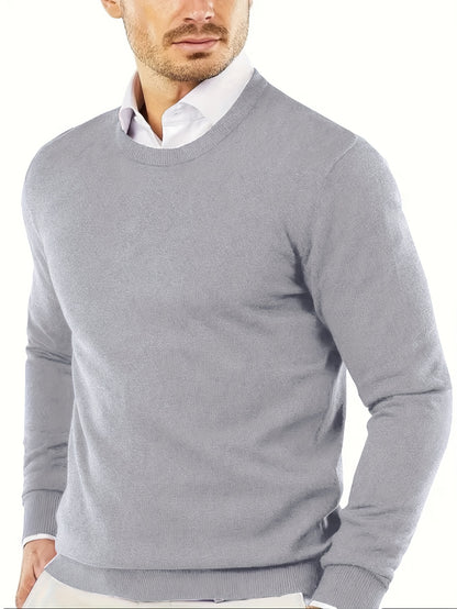 Luca – Strickpullover mit Rundhalsausschnitt