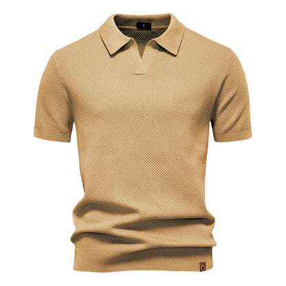 Milo - Casual strukturiertes Polo-shirt