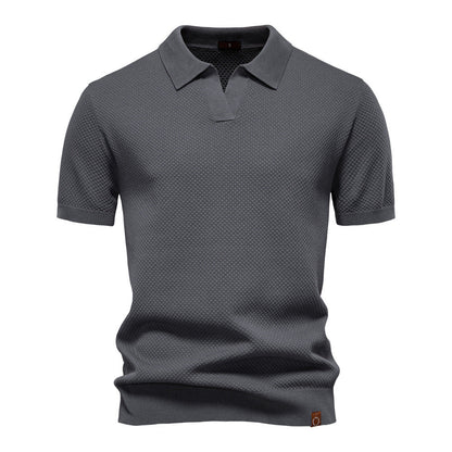 Milo - Casual strukturiertes Polo-shirt