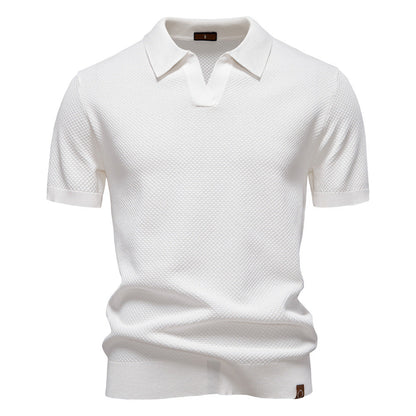 Milo - Casual strukturiertes Polo-shirt