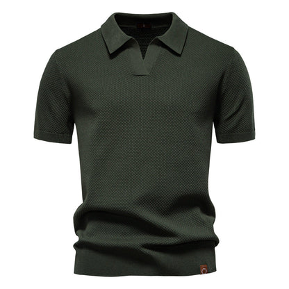 Milo - Casual strukturiertes Polo-shirt