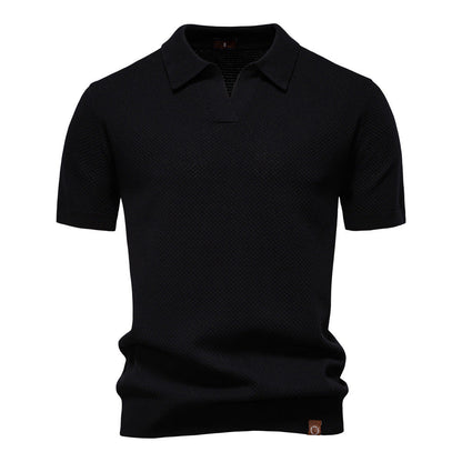 Milo - Casual strukturiertes Polo-shirt