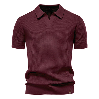 Milo - Casual strukturiertes Polo-shirt