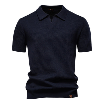 Milo - Casual strukturiertes Polo-shirt