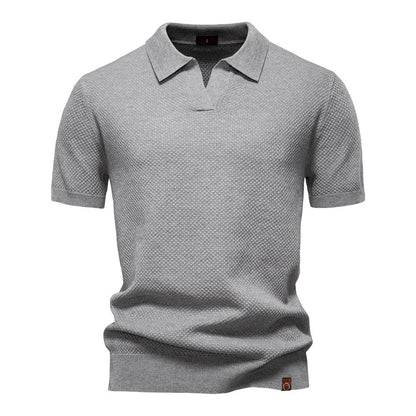 Milo - Casual strukturiertes Polo-shirt