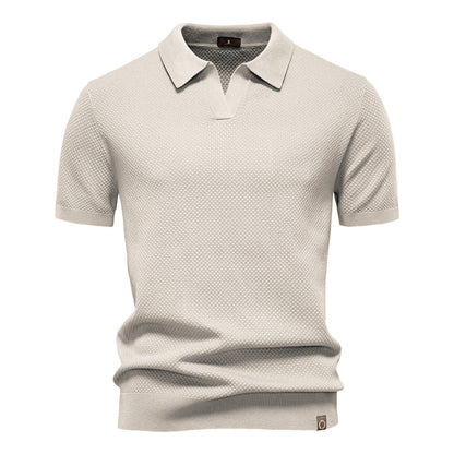 Milo - Casual strukturiertes Polo-shirt