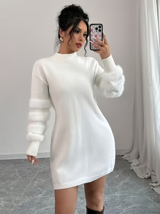 Aurora – Hochhals Bodycon Midikleid