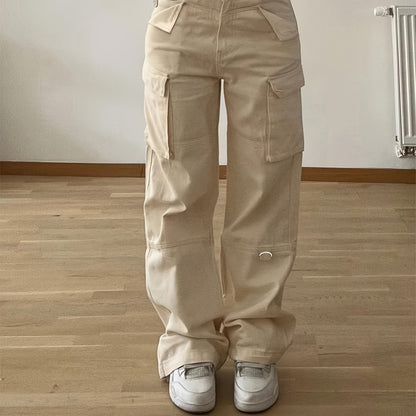 Rania – Cargo Hose in Rosa mit Funktionstaschen