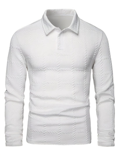 Aris – Jacquard Polohemd
