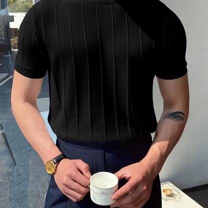 Nerio – Sommerpullover mit Rundhalsausschnitt in Olivgrün
